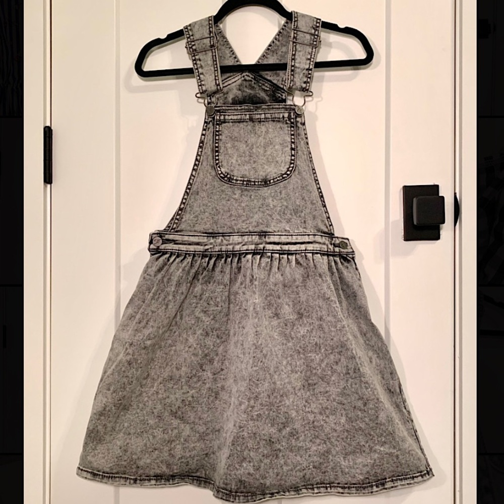 Rustic cottagecore overall dress skirt